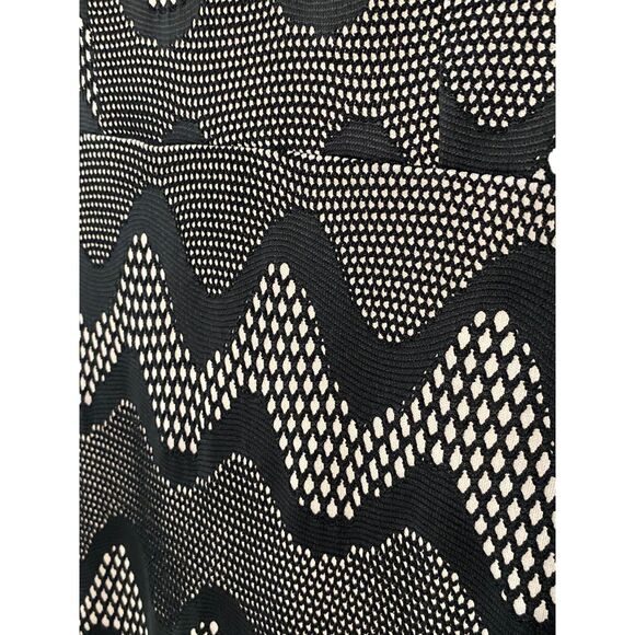 Steps Women Black Nude Bandage Midi Dress Bodycon Pencil Medium - Picture 6 of 11